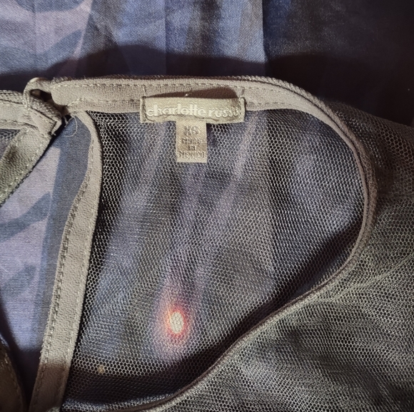 Vampire Goth Grey Blouse - Picture 7 of 14